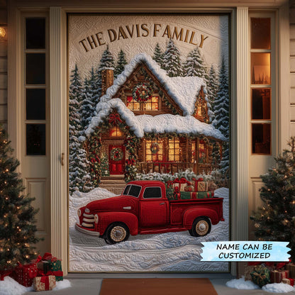 Winter Wonderland Quilted Door Cover QTCUZ GFTOMA7262