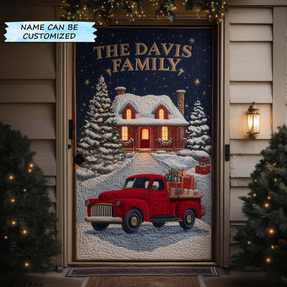 Winter Wonderland Quilted Door Cover QTCUZ GFTOMA7263