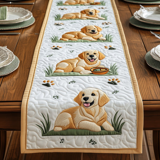 Golden Retriever Quilted Table Runner GFTOMA727