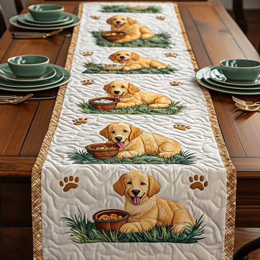 Golden Retriever Quilted Table Runner GFTOMA728