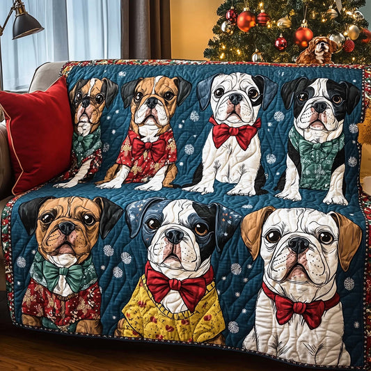 Bulldog Quilted Sofa Cover GFTOMA7296