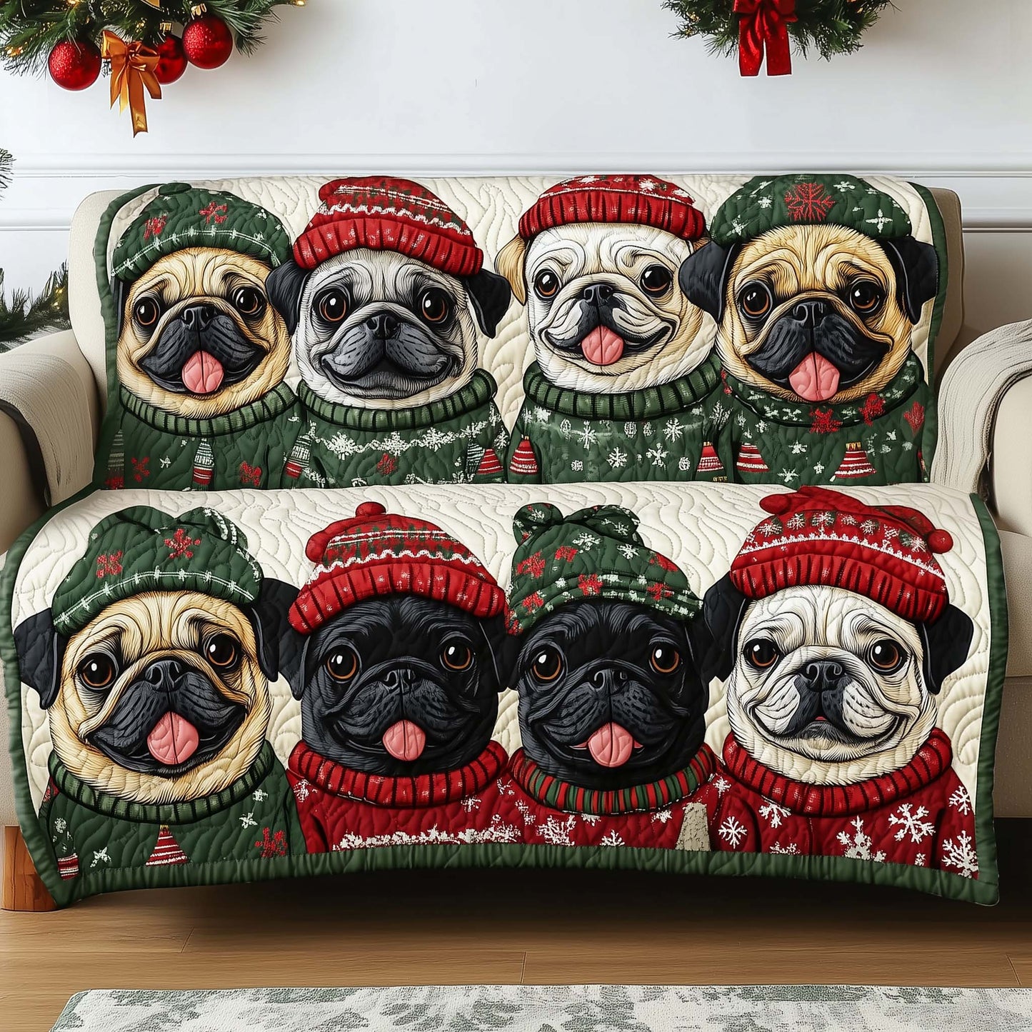 Bulldog Quilted Sofa Cover GFTOMA7298