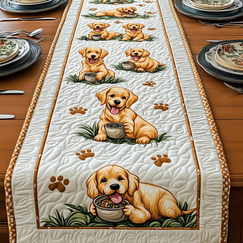 Golden Retriever Quilted Table Runner GFTOMA729