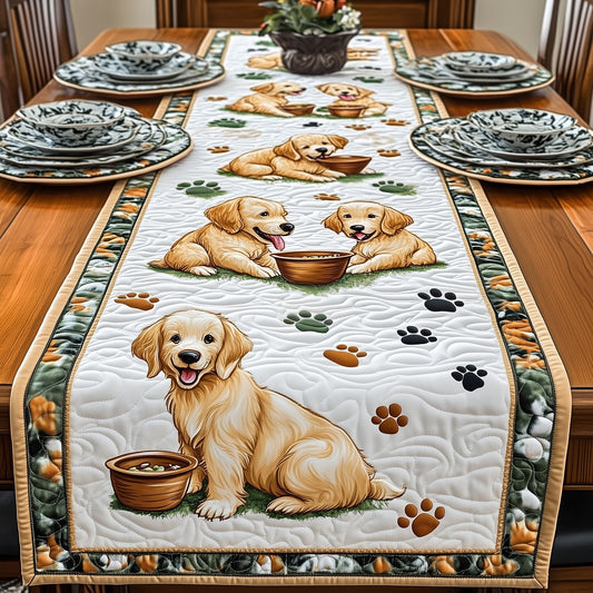 Golden Retriever Quilted Table Runner GFTOMA731