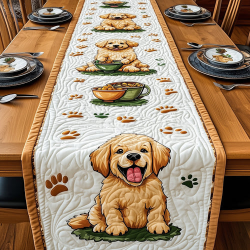 Golden Retriever Quilted Table Runner GFTOMA735