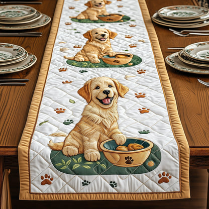 Golden Retriever Quilted Table Runner GFTOMA736