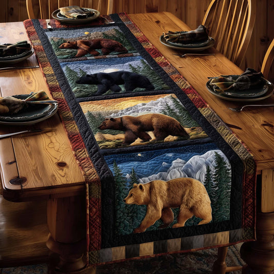 Wilderness Paw Quilted Table Runner GFTOMA7372