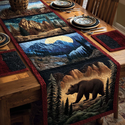 Wilderness Paw Quilted Table Runner GFTOMA7376