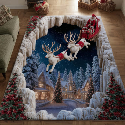 Snowy Village Area Rug GFTOMA7377