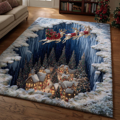 Snowy Village Area Rug GFTOMA7382