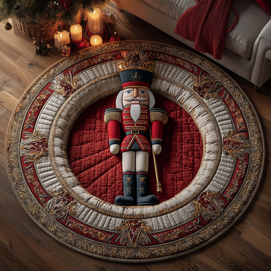 Nutcracker Guard Quilted Round Mat GFTOMA7448