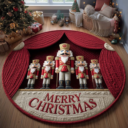 Nutcracker Guard Quilted Round Mat GFTOMA7450