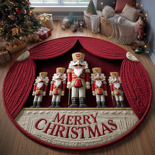 Nutcracker Guard Quilted Round Mat GFTOMA7450
