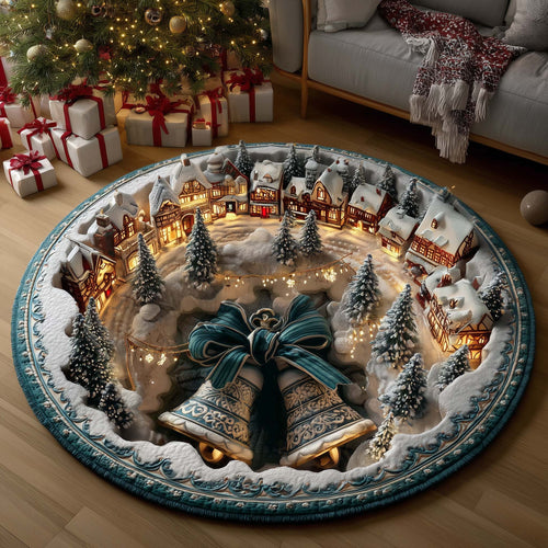 Yuletide Bell Quilted Round Mat GFTOMA7455