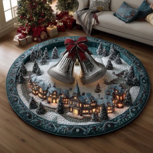Yuletide Bell Quilted Round Mat GFTOMA7457