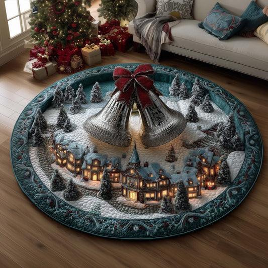 Yuletide Bell Quilted Round Mat GFTOMA7457