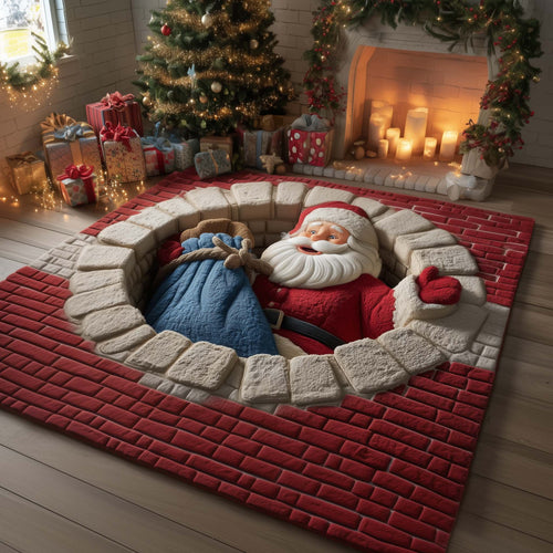 Merry Claus Area Rug GFTOMA7458