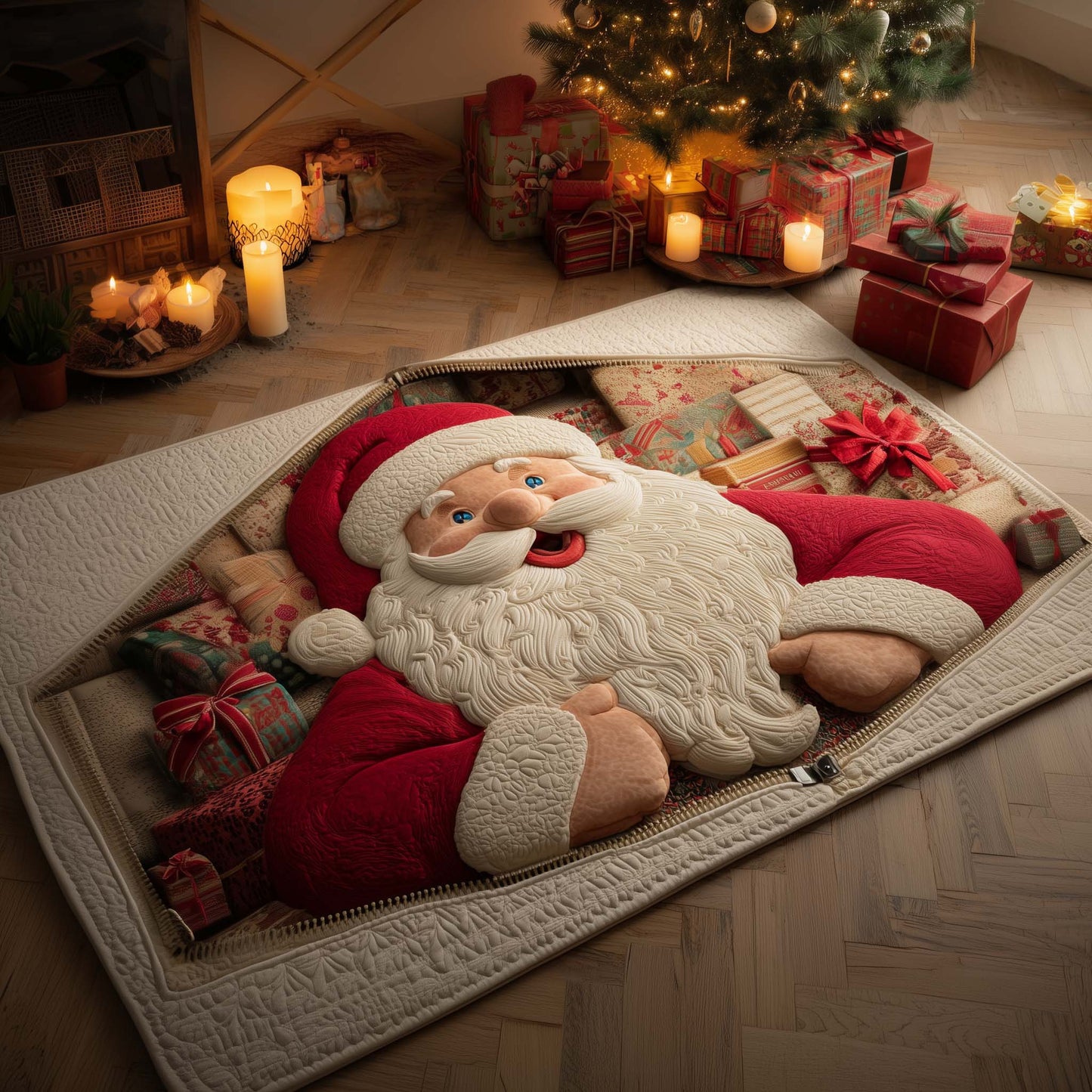 Merry Claus Area Rug GFTOMA7462