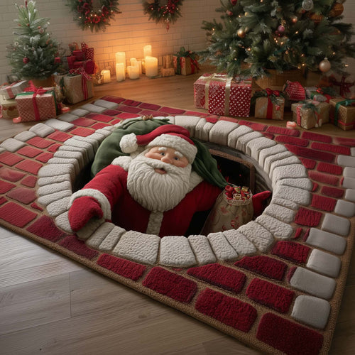 Merry Claus Area Rug GFTOMA7463