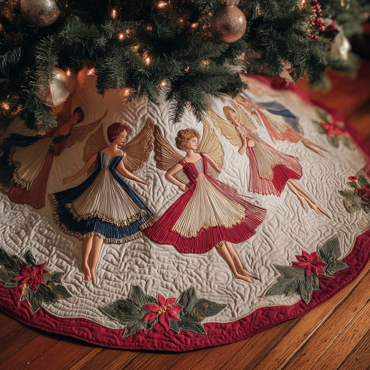 Heavenly Angels Quilted Tree Skirt GFTOMA7487