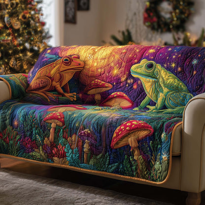 Mushroom Caps Quilted Sofa Cover GFTOMA7497