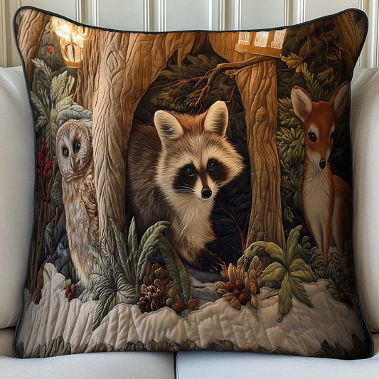 Woodland Den Quilted Pillow Case GFTOMA7514