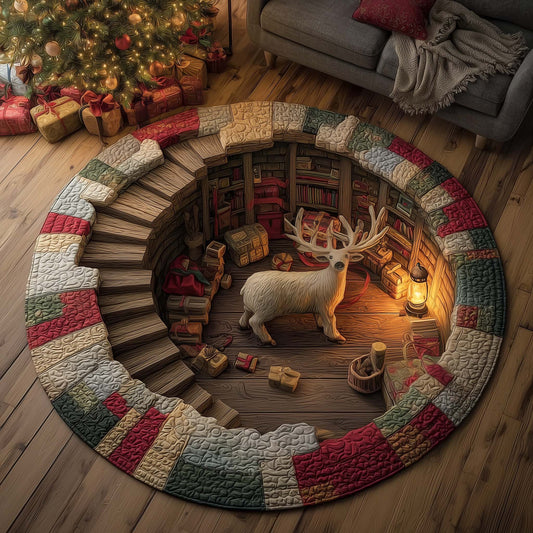 Reindeer Quilted Round Mat GFTOMA7519