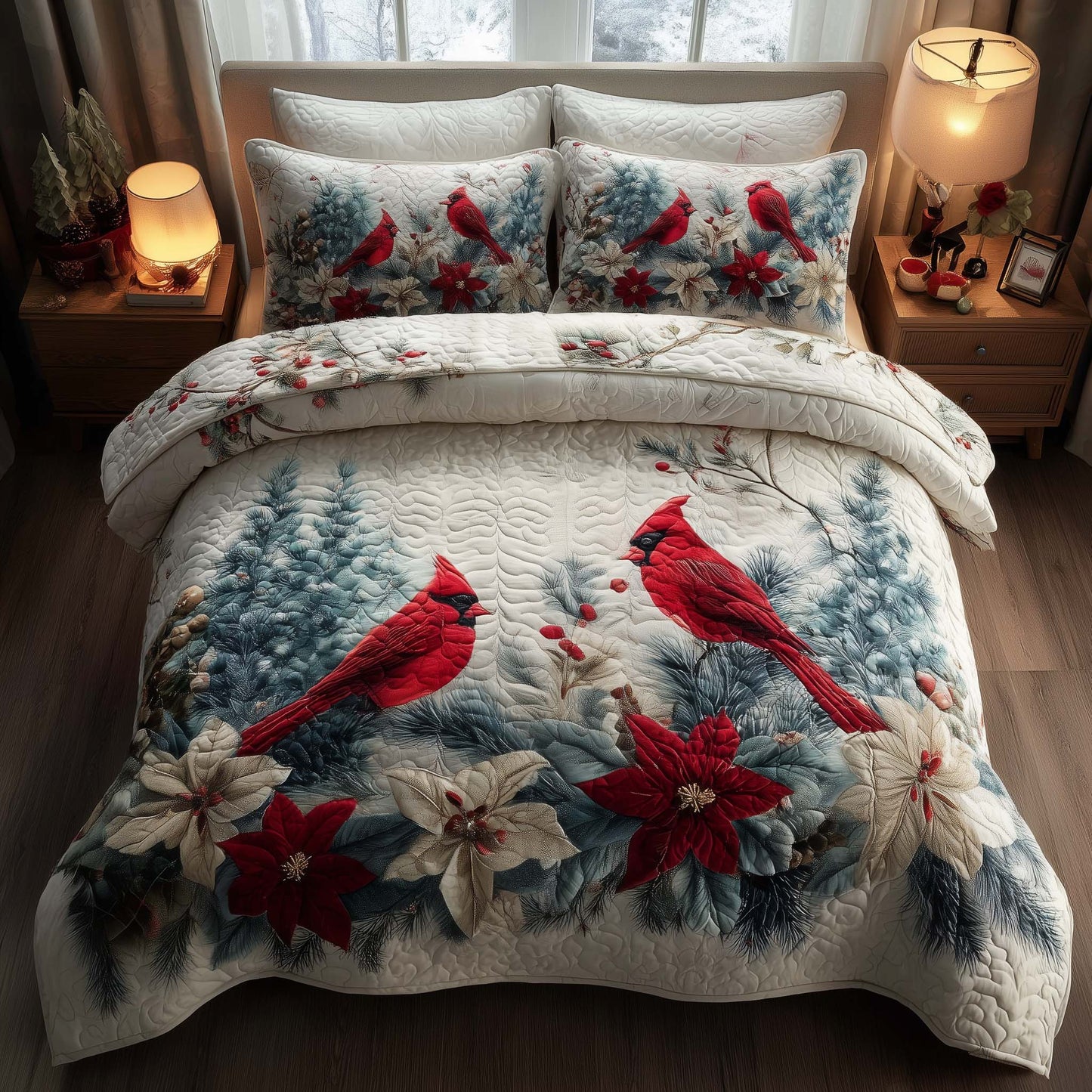 Poinsettia Duvet Cover Set GFTOMA7527