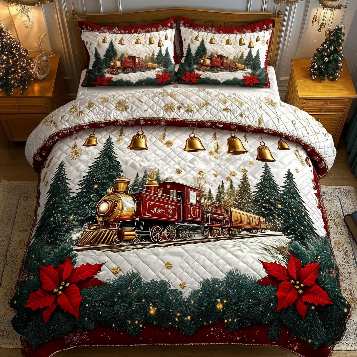 Poinsettia Duvet Cover Set GFTOMA7528