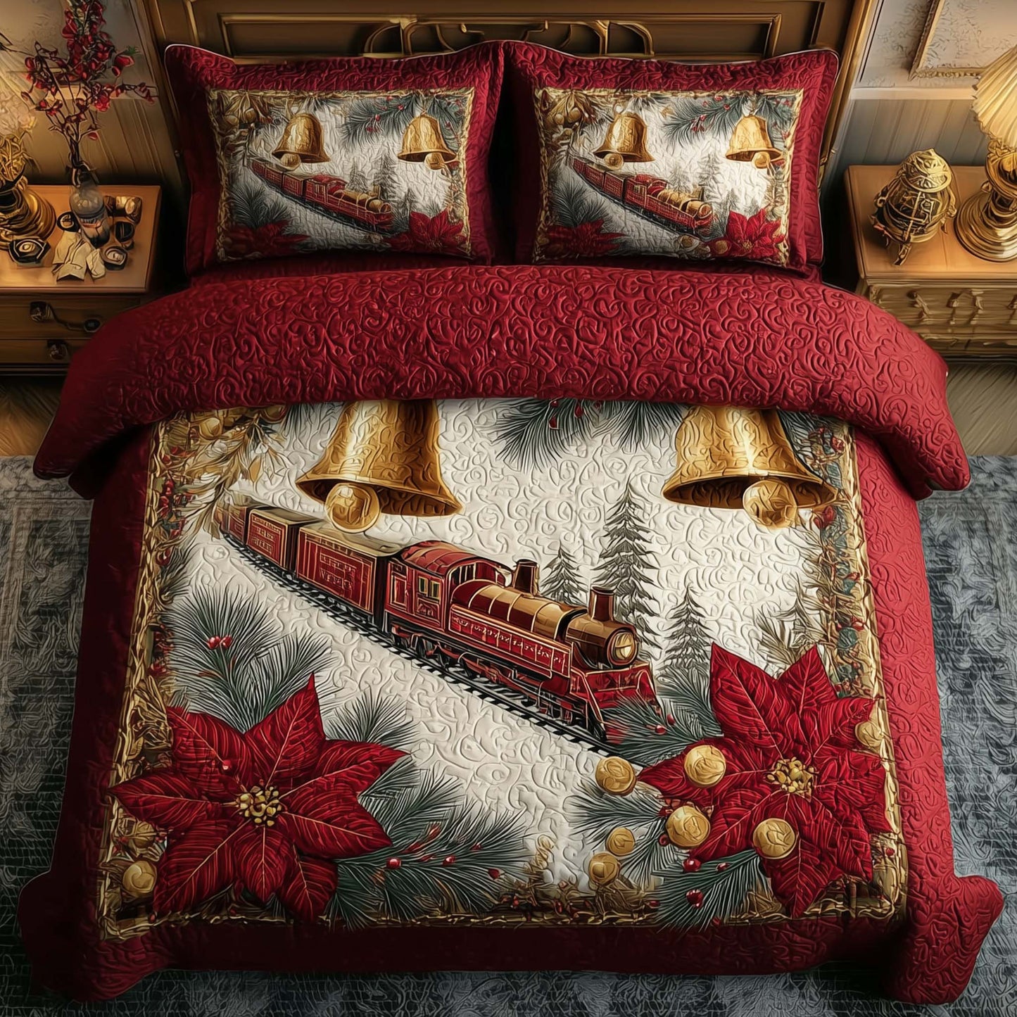 Poinsettia Duvet Cover Set GFTOMA7530