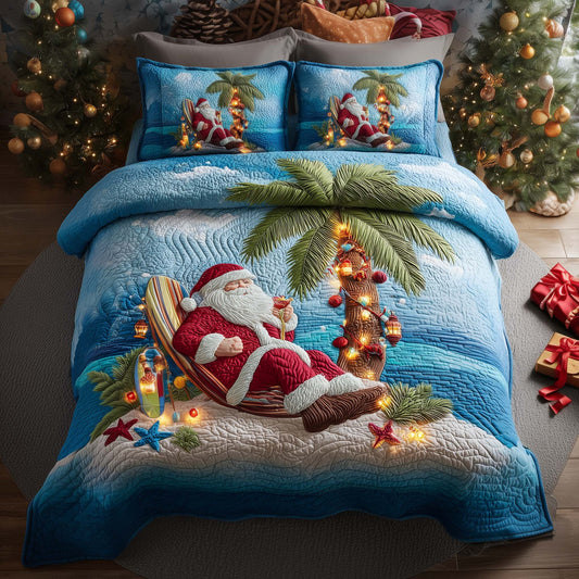 Christmas Palm Tree Duvet Cover Set GFTOMA7533