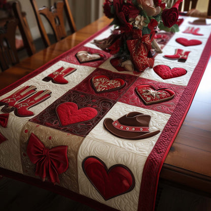 Western Christmas Quilted Table Runner GFTOMA7544