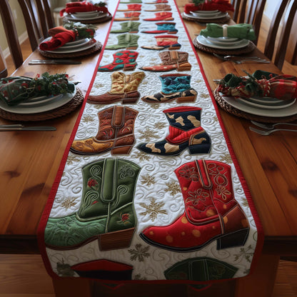 Western Christmas Quilted Table Runner GFTOMA7547