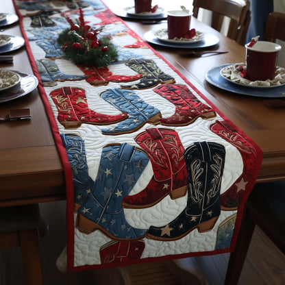 Western Christmas Quilted Table Runner GFTOMA7550
