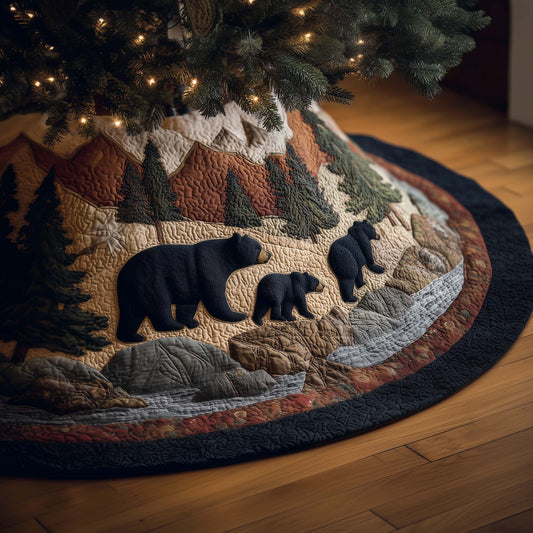 Wilderness Bear Quilted Tree Skirt GFTOMA7568