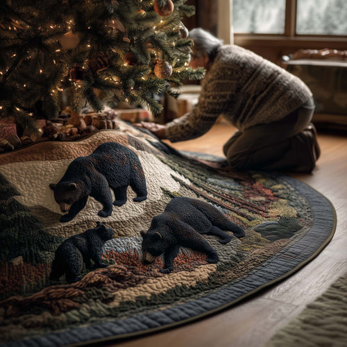 Wilderness Bear Quilted Tree Skirt GFTOMA7569