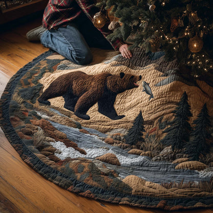 Wilderness Bear Quilted Tree Skirt GFTOMA7574