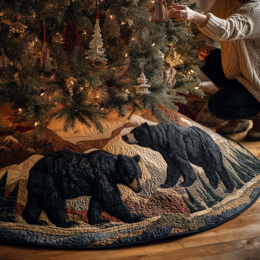Wilderness Bear Quilted Tree Skirt GFTOMA7576