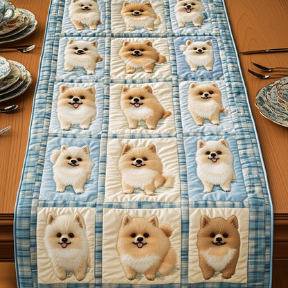 Pomeranian Quilted Table Runner GFTOMA759
