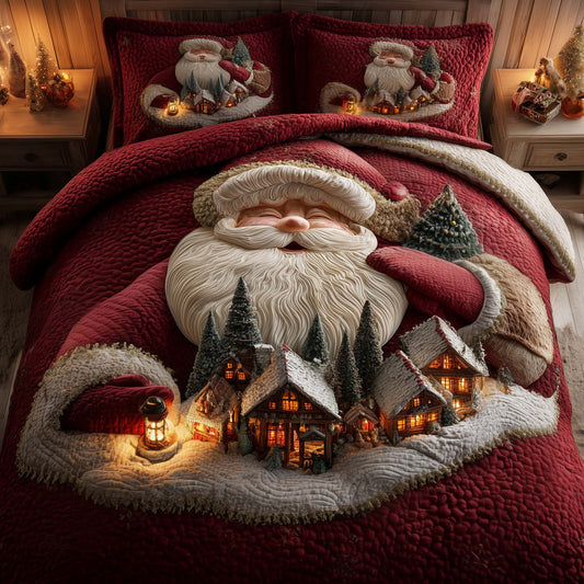 Merry Claus Duvet Cover Set GFTOMA7621