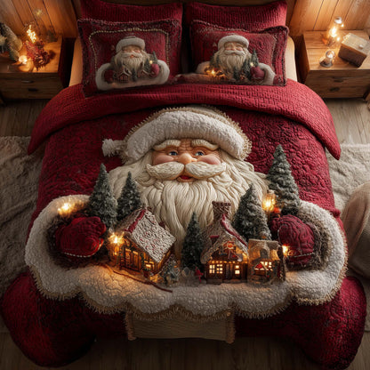 Merry Claus Duvet Cover Set GFTOMA7622