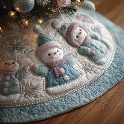 Jolly Snowman Quilted Tree Skirt GFTOMA7627