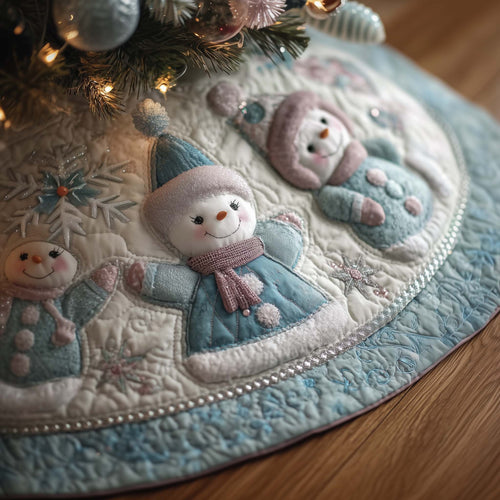 Jolly Snowman Quilted Tree Skirt GFTOMA7627