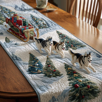 Festive Husky Quilted Table Runner GFTOMA7633
