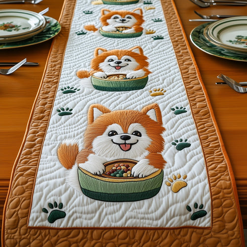 Pomeranian Quilted Table Runner GFTOMA765
