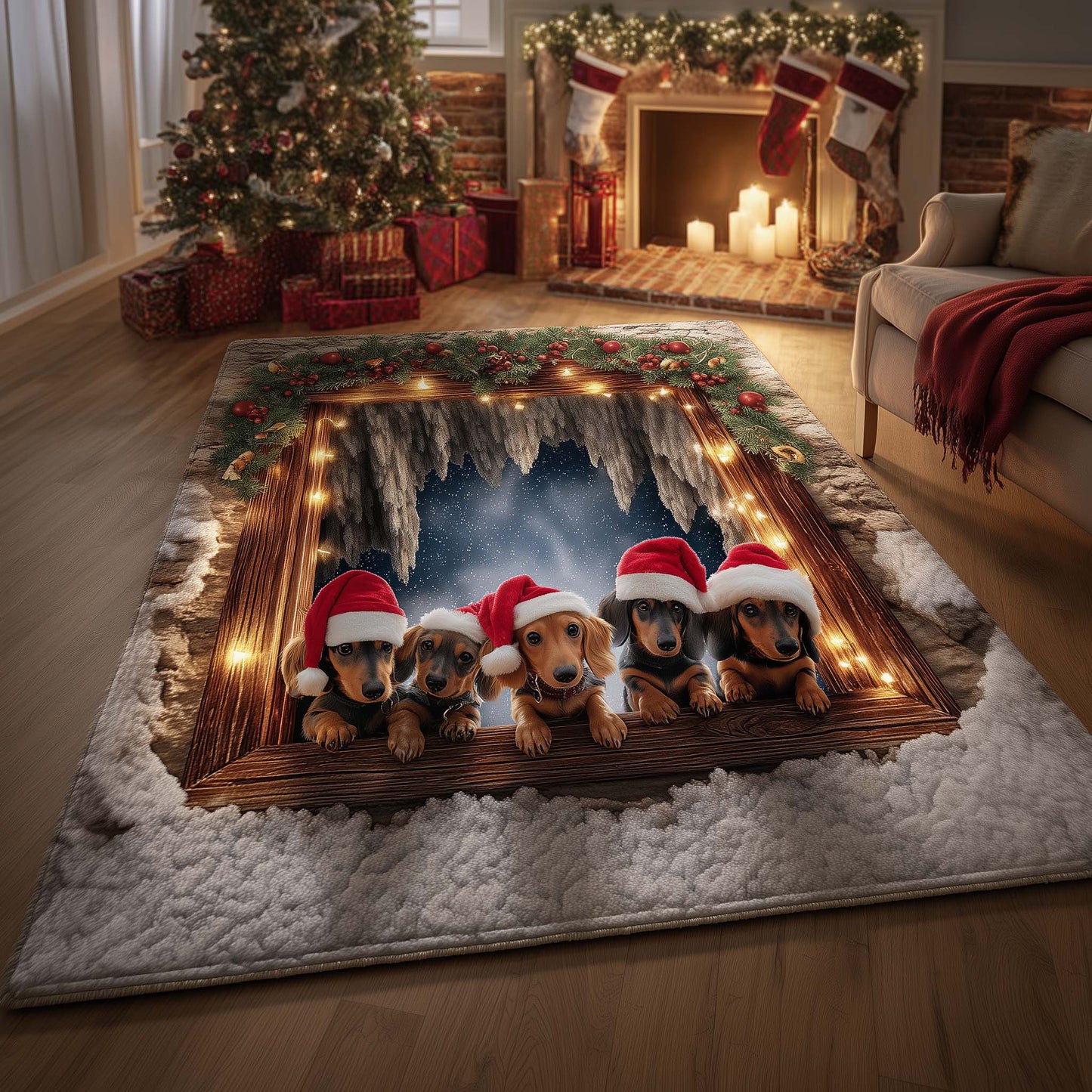 Dachshund Area Rug GFTOMA7668