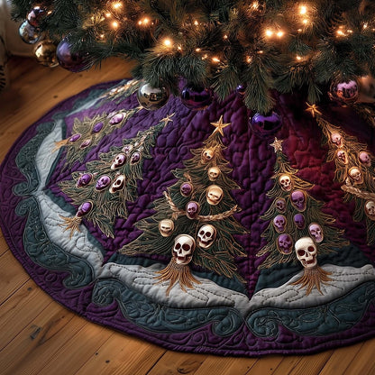 Gothic Yuletide Quilted Tree Skirt GFTOMA7724