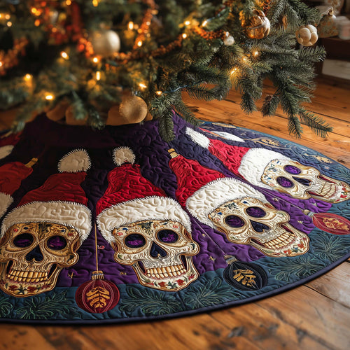 Gothic Yuletide Quilted Tree Skirt GFTOMA7730