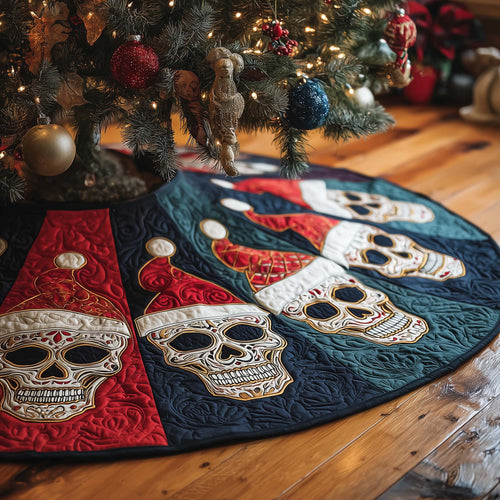 Gothic Yuletide Quilted Tree Skirt GFTOMA7731