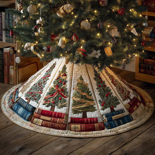 Snowy Retreat Quilted Tree Skirt GFTOMA7733